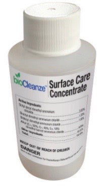 BioCleanze Surface Care Concentrate 3 oz. Bottle